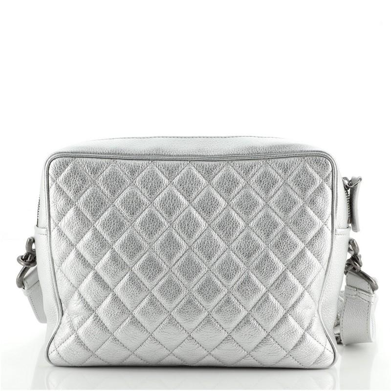Chanel Casual Rock Airlines Shoulder Bag Quilted Goatskin Medium In Good Condition In NY, NY