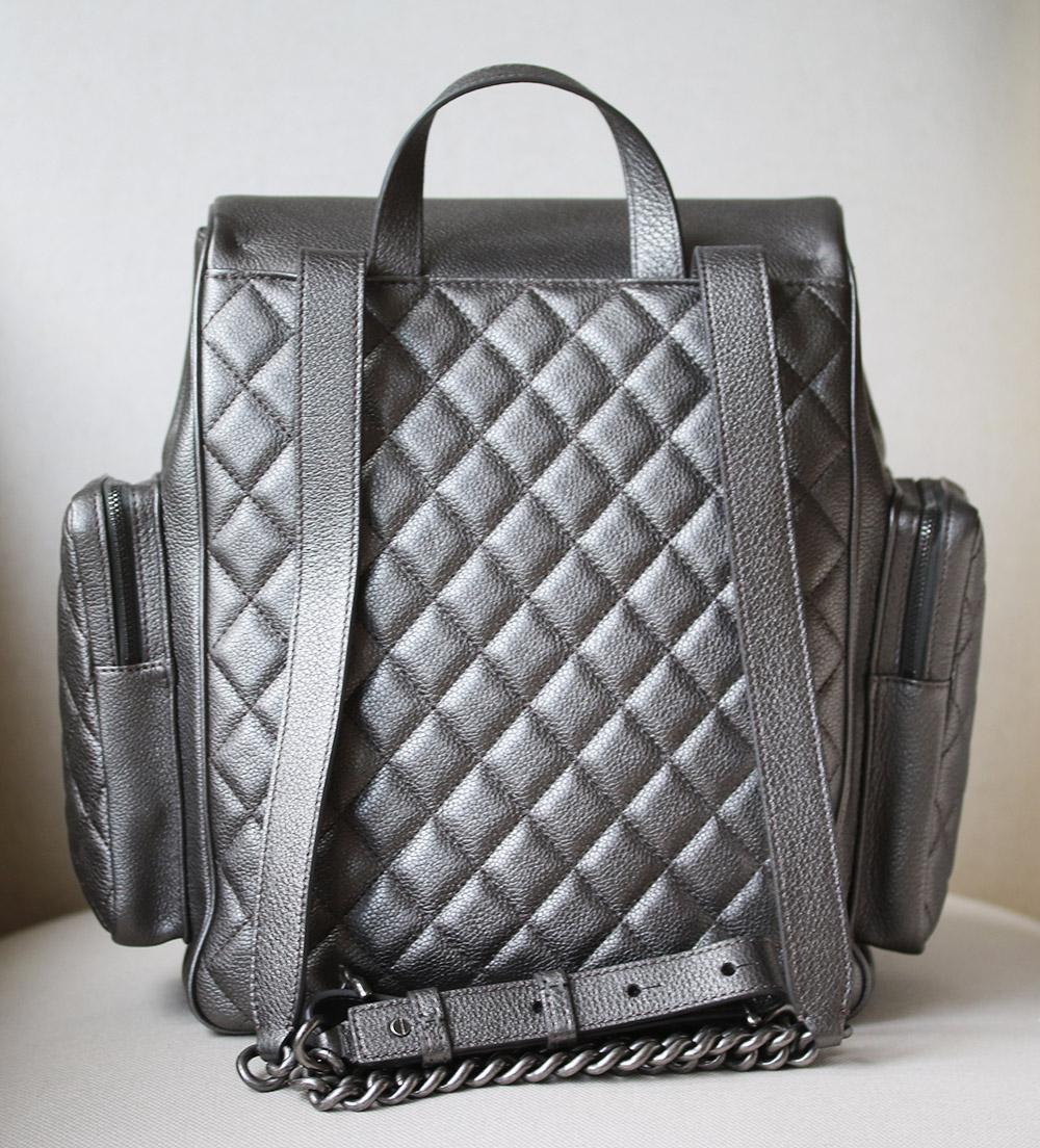 Chanel Casual Rock Quilted Calfskin Leather Backpack In New Condition In London, GB