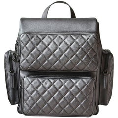 Chanel Casual Rock Quilted Calfskin Leather Backpack