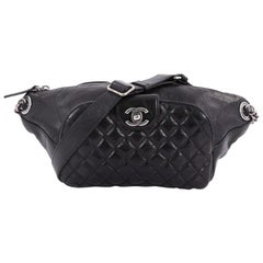 Chanel Casual Rock Waist Bag Quilted Calfskin