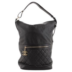 Chanel Casual Style Hobo Gesteppt Kaviar Groß