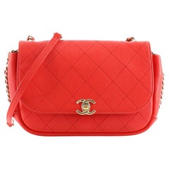 Chanel Casual Trip Flap Bag Quilted Lambskin Small