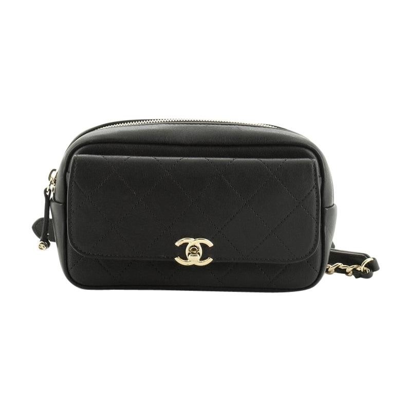 Chanel Casual Trip Flap Bag Quilted Lambskin Small at 1stDibs