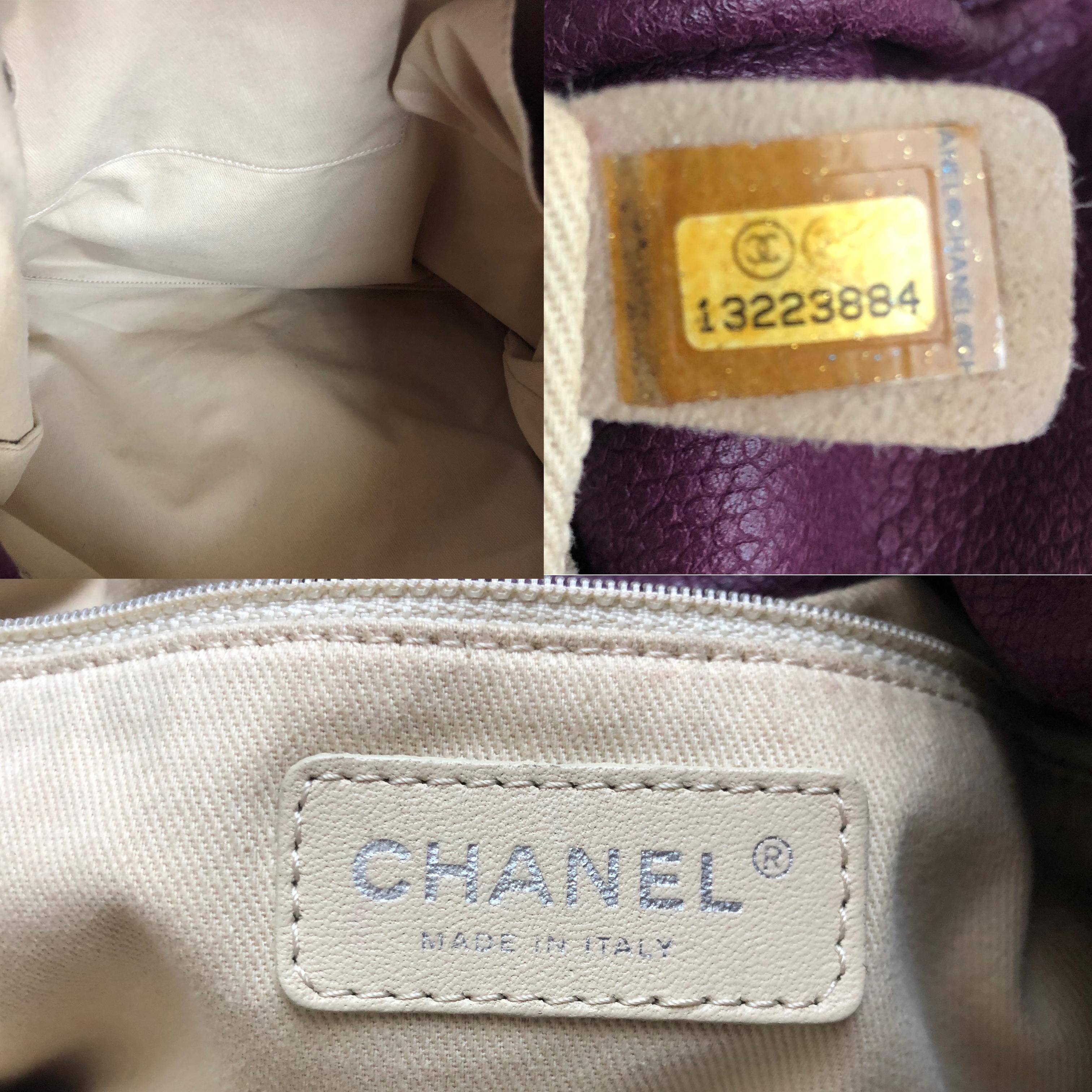 CHANEL Caviar 31 Drawstring Tote Large Shoulder Bag 2010  2