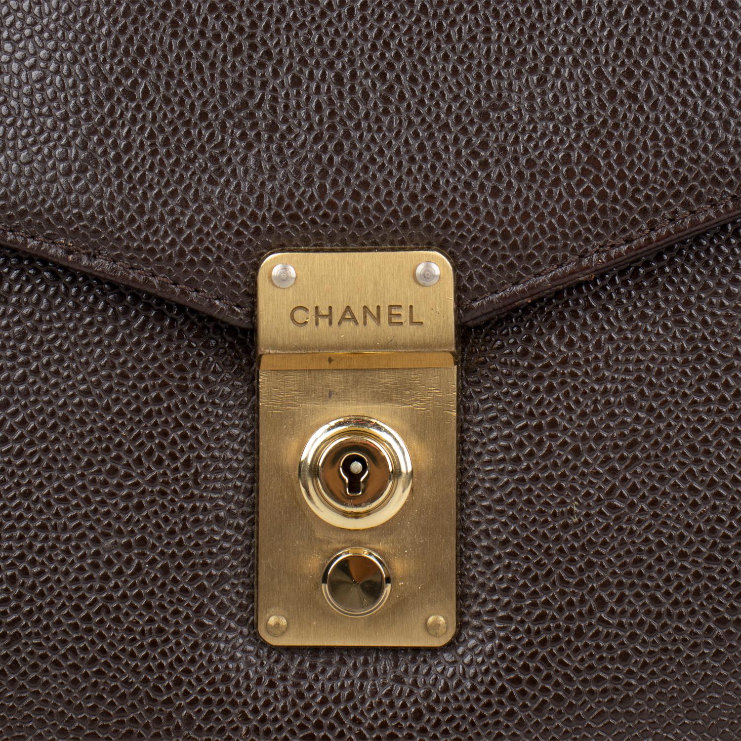 Women's Chanel Caviar Briefcase For Sale