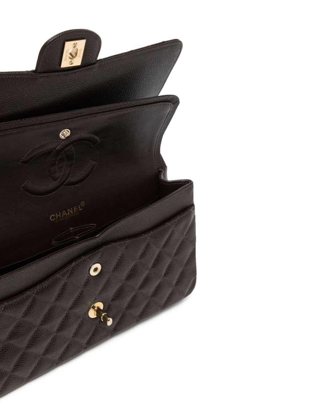 Women's or Men's Chanel Caviar Brown Medium Double Flap