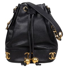 Retro Chanel Caviar Bucket Bag