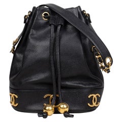 Vintage Chanel Caviar Bucket Bag