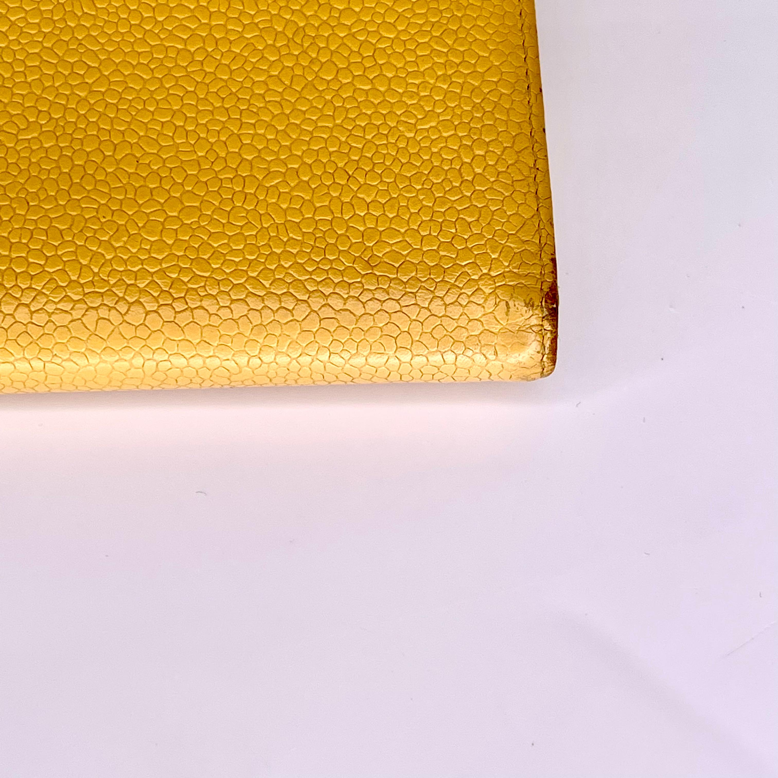 mustard yellow wallet