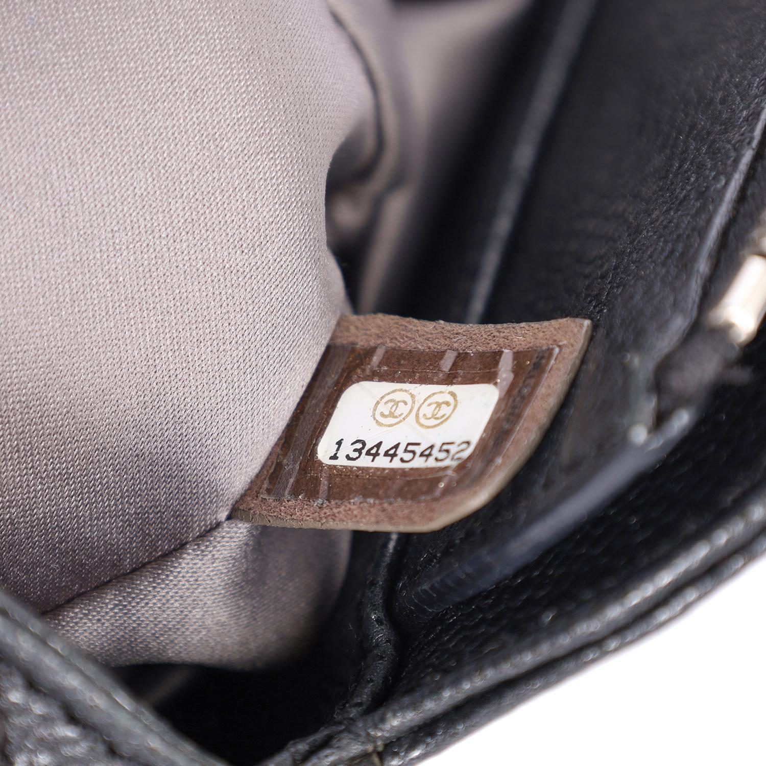 CHANEL Caviar CC Timeless Bolso Negro en venta 8