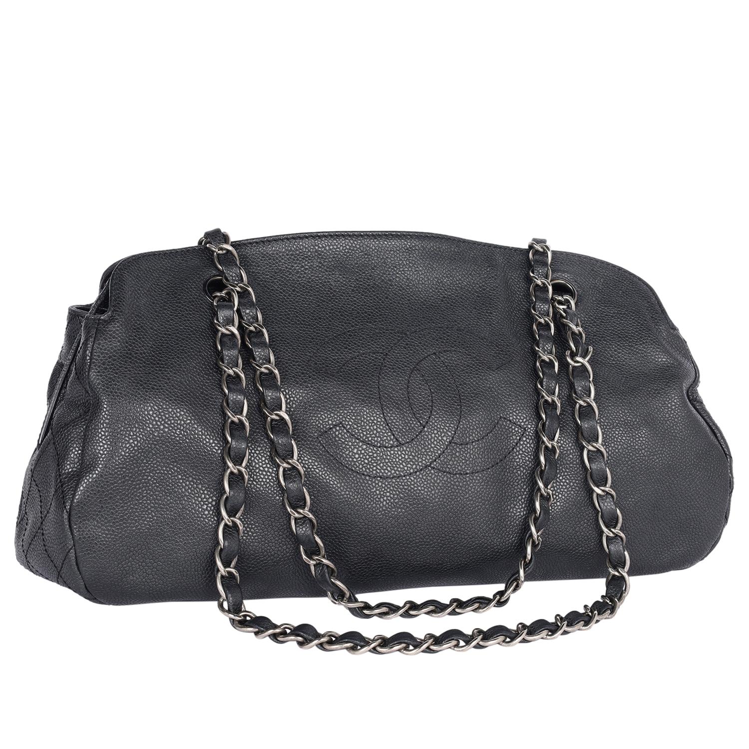 CHANEL Caviar CC Timeless Bolso Negro en Bueno estado para la venta en Salt Lake Cty, UT
