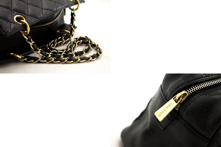 Chanel Vintage Black Quilted Caviar Medallion Tote Gold Hardware, 1997-1999  Available For Immediate Sale At Sotheby's
