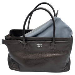 Chanel Caviar Executive Shopper Tote Brown