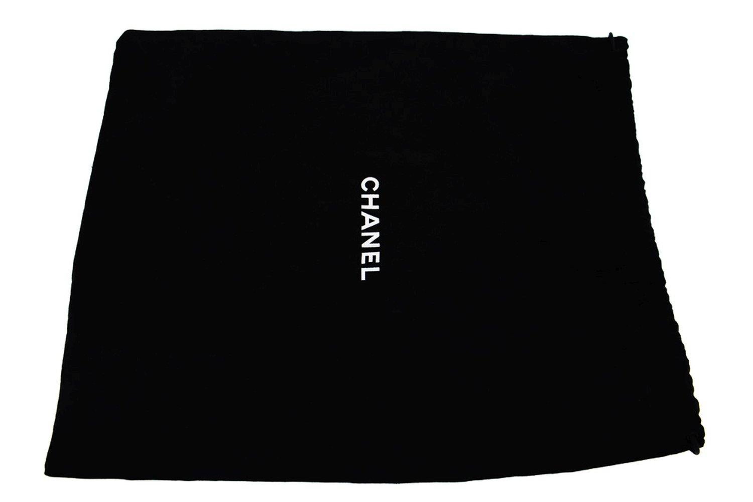 CHANEL Caviar Grained Calfskin Chain Flap Shoulder Bag Black 13