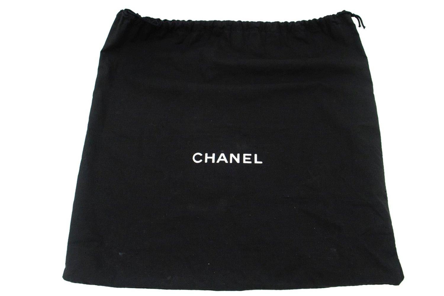 CHANEL Caviar Sac à main Top Handle Bag Kelly Black Flap Leather Gold en vente 14