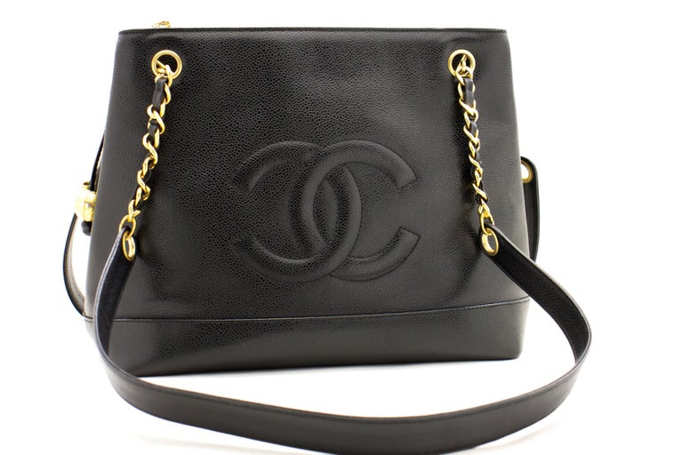 CHANEL Caviar Leather Exterior Quilted Bags & Handbags for Women