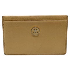 Cartera Tarjetero CC de Piel Caviar Chanel