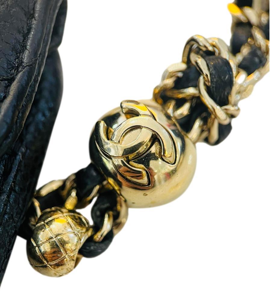 Women's Chanel Caviar Leather iPhone Case On Chain