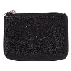 Chanel Caviar Leather Keychain O-Key Holder Wallet 2012