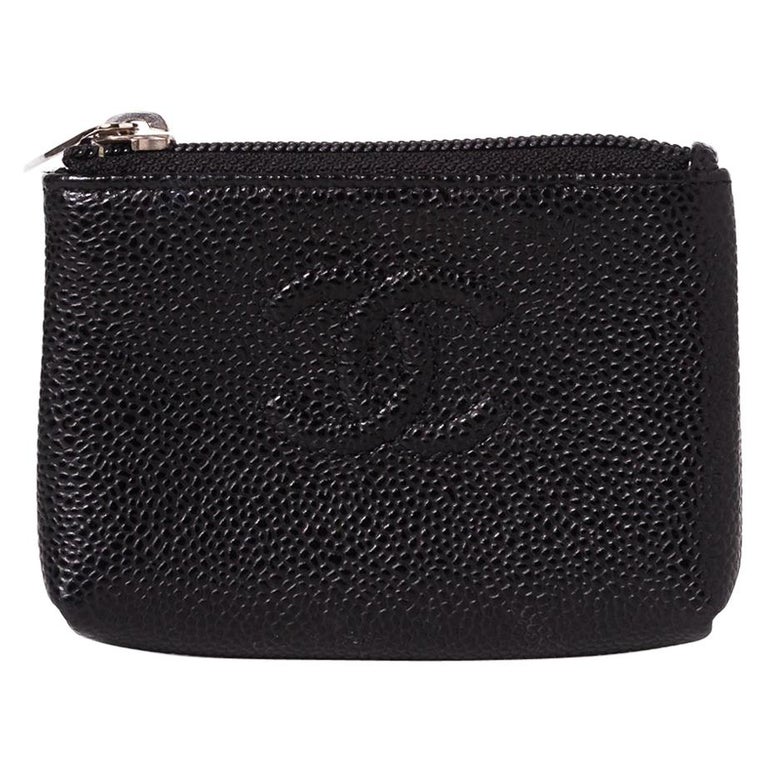 Chanel Caviar Leather Keychain O-Key Holder Wallet 2012 at 1stDibs