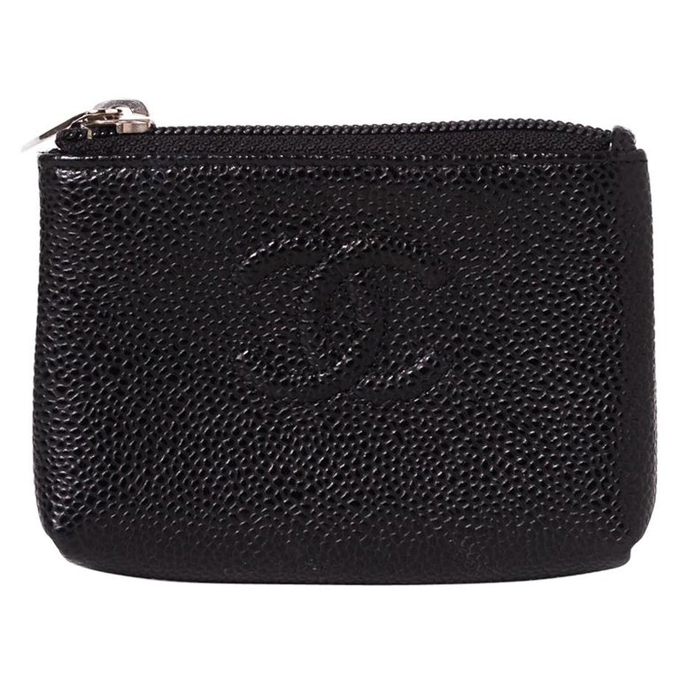 Chanel Caviar Leather Keychain OKey Holder Wallet 2012 at 1stDibs
