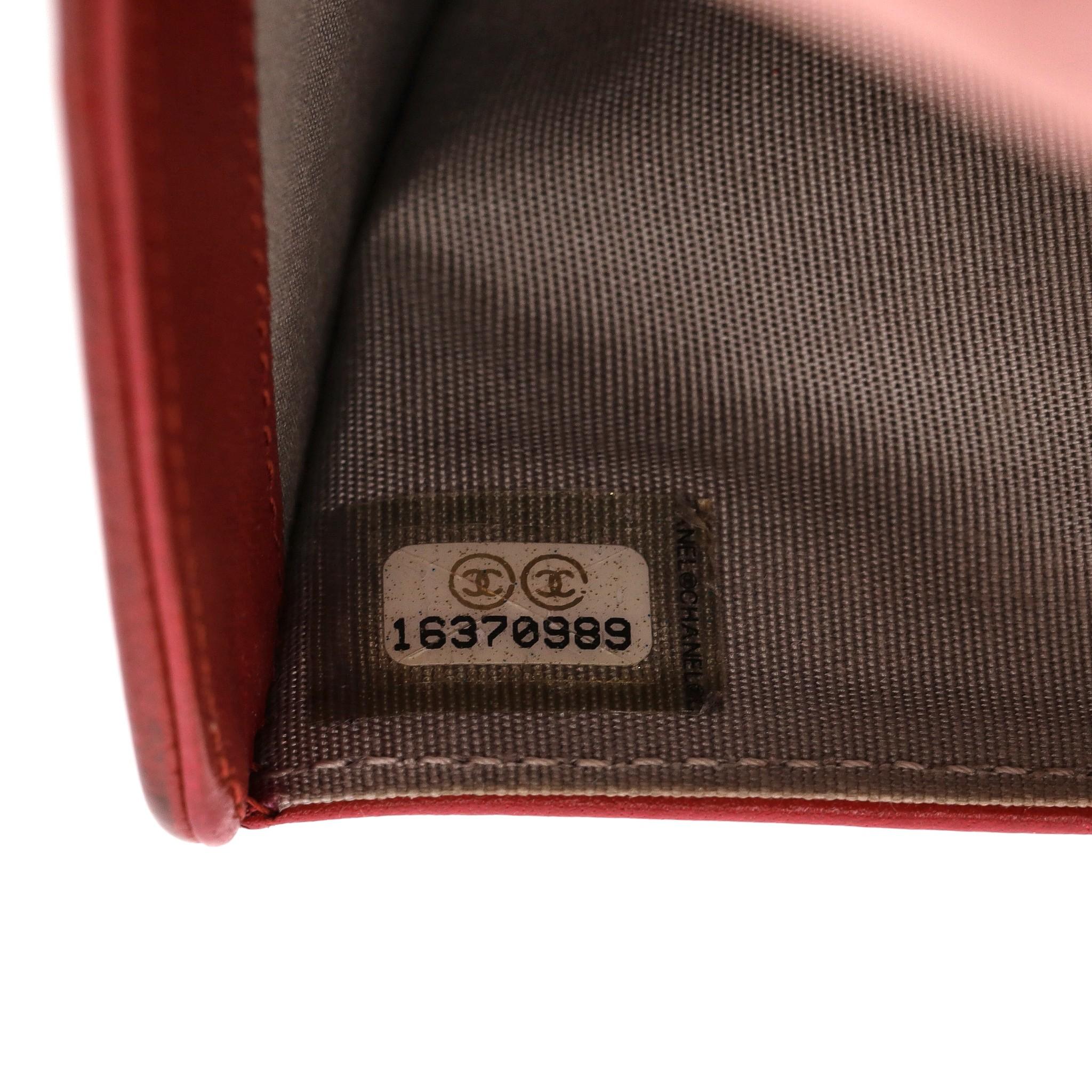 Chanel Caviar Leather Timeless 'CC' Logo Wallet For Sale 5