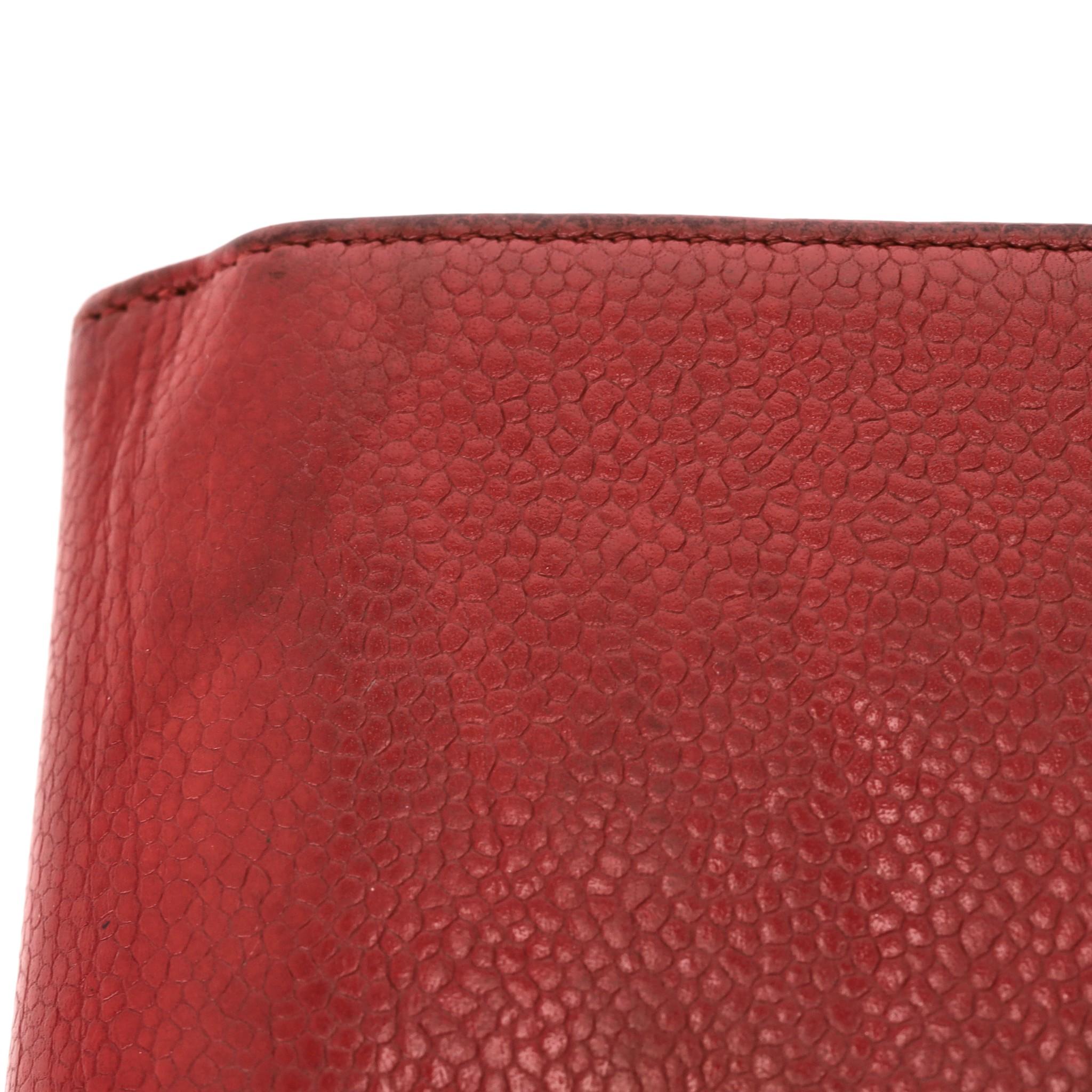 Chanel Caviar Leather Timeless 'CC' Logo Wallet For Sale 11