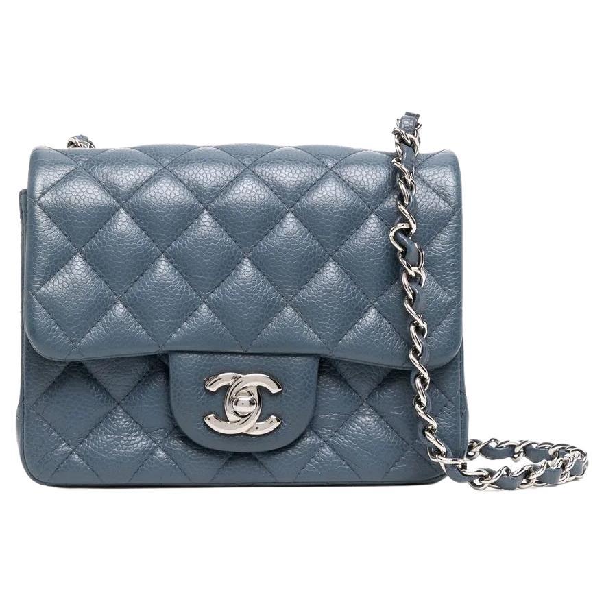 Chanel Caviar Mini Square Flap Bag at 1stDibs