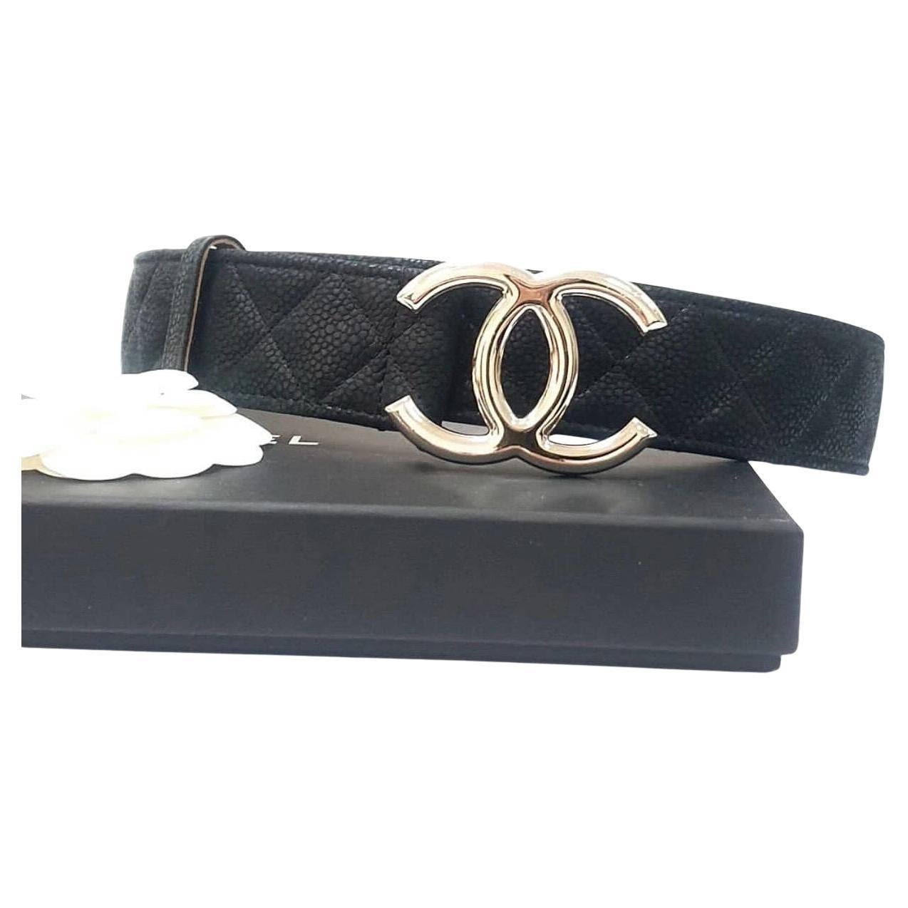 Cintura Chanel Caviar Quilted CC 85/34 in vendita