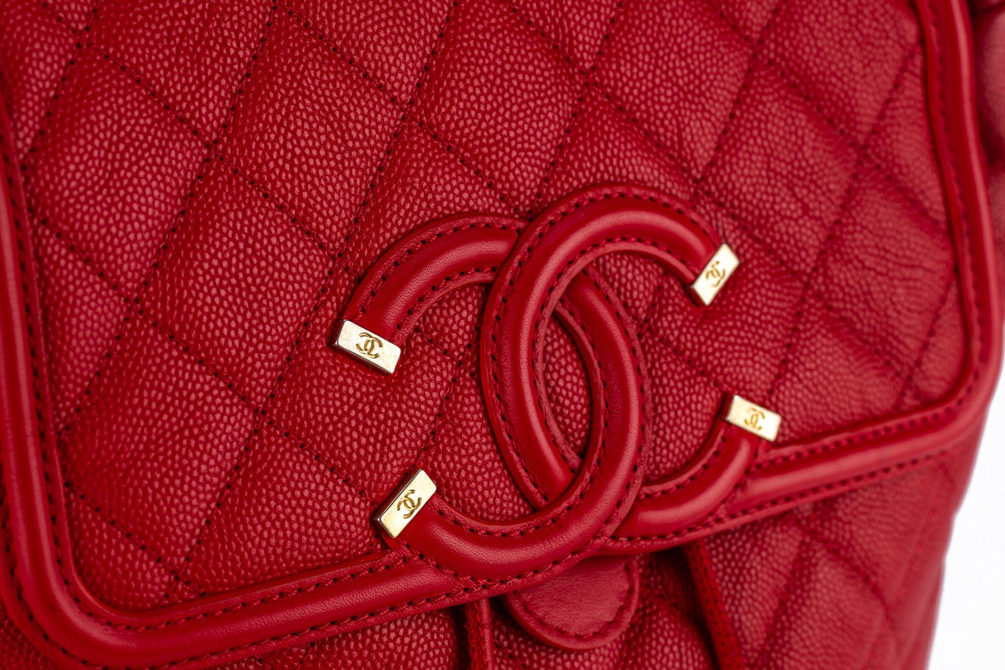 Chanel Caviar Quilted Filigree Backpack For Sale 2