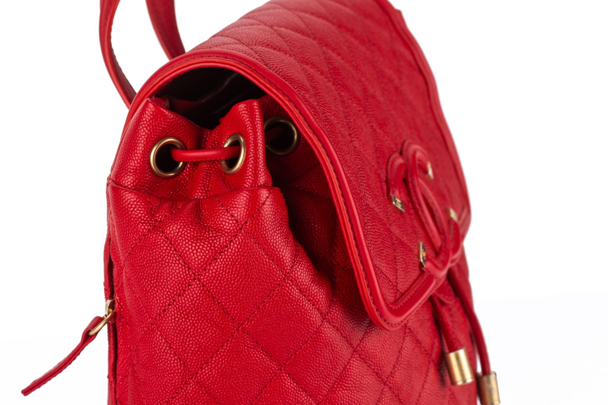 Chanel Caviar Quilted Filigree Backpack For Sale 3