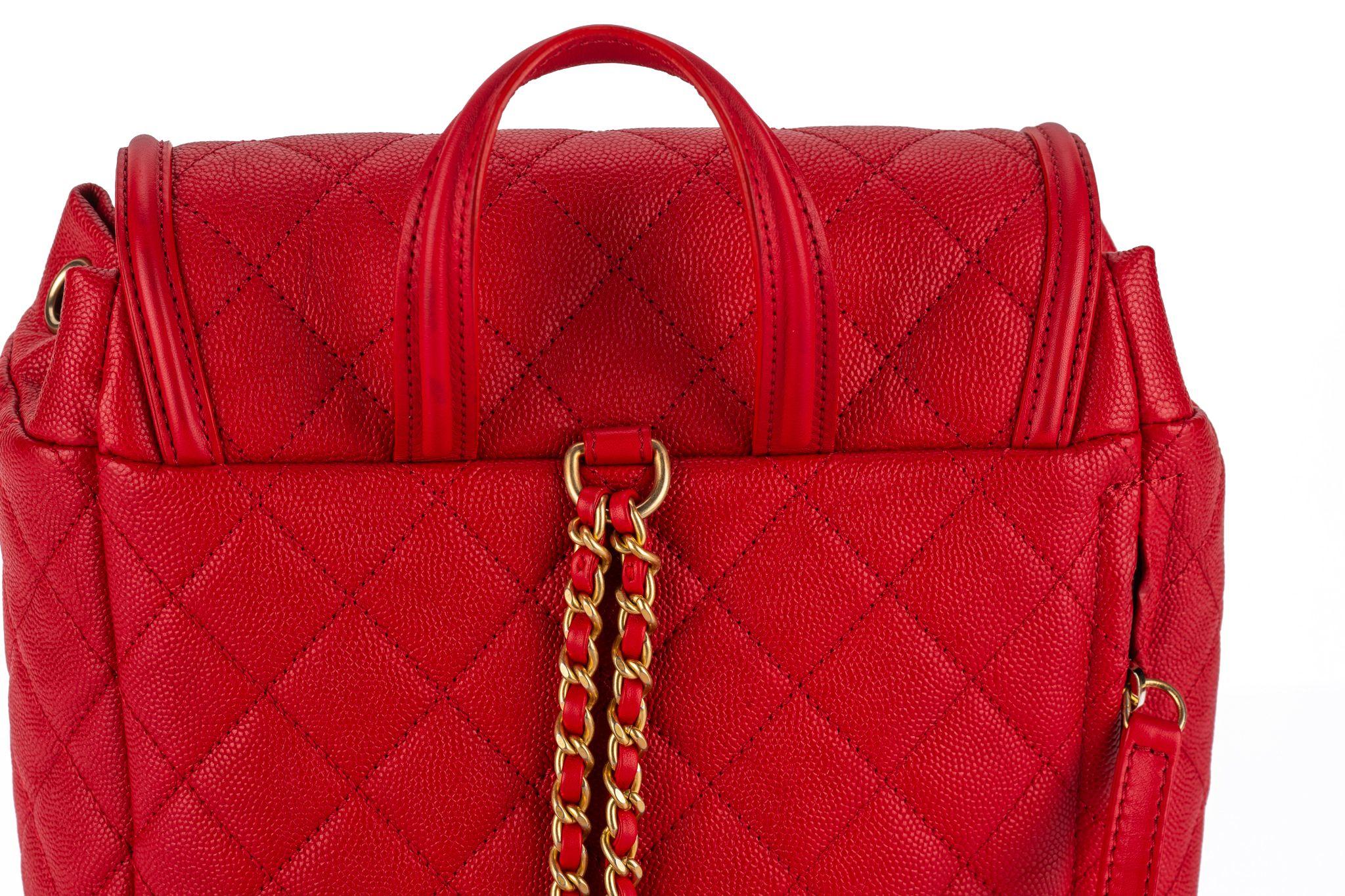 Chanel Caviar Quilted Filigree Backpack For Sale 4