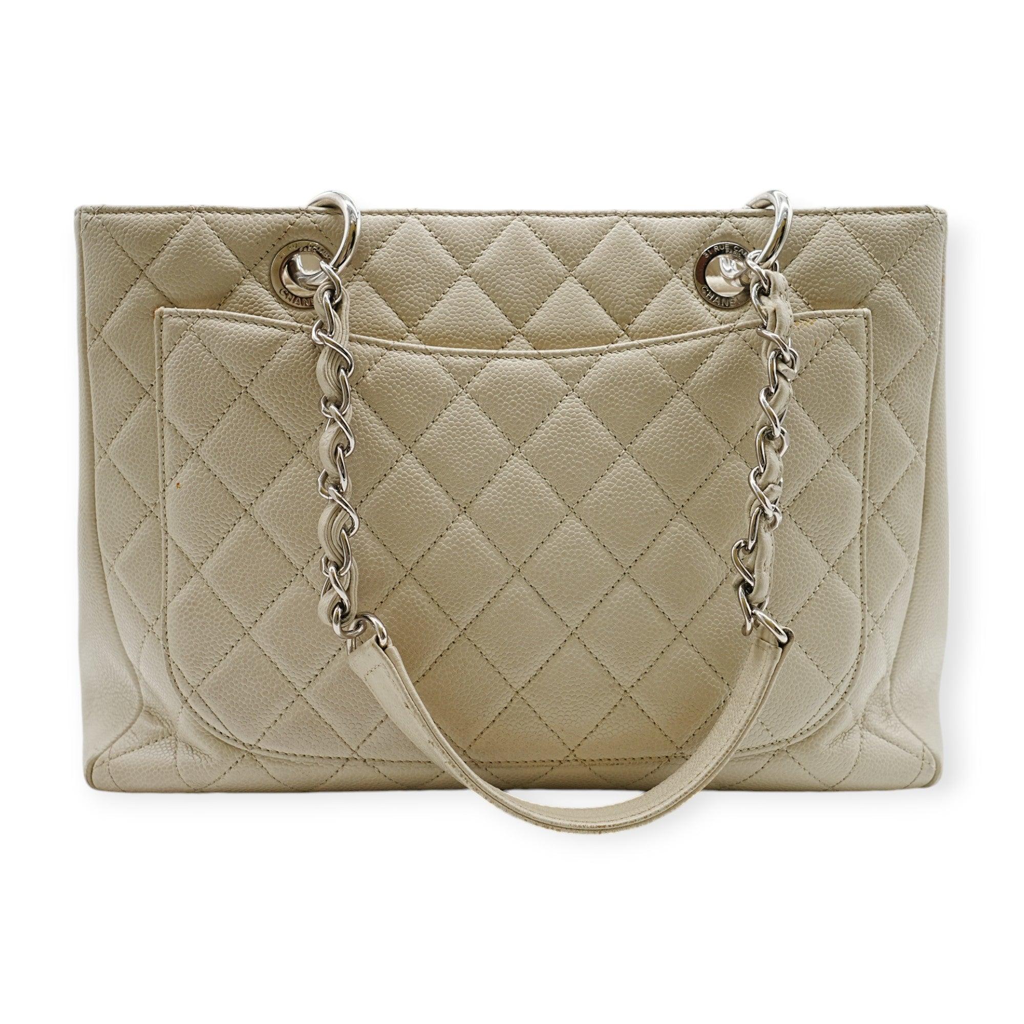 Brown Chanel Caviar Quilted Grand Shopping Tote - '10s
