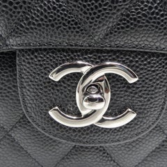 Chanel Caviar Quilted Jumbo Double Flap Black