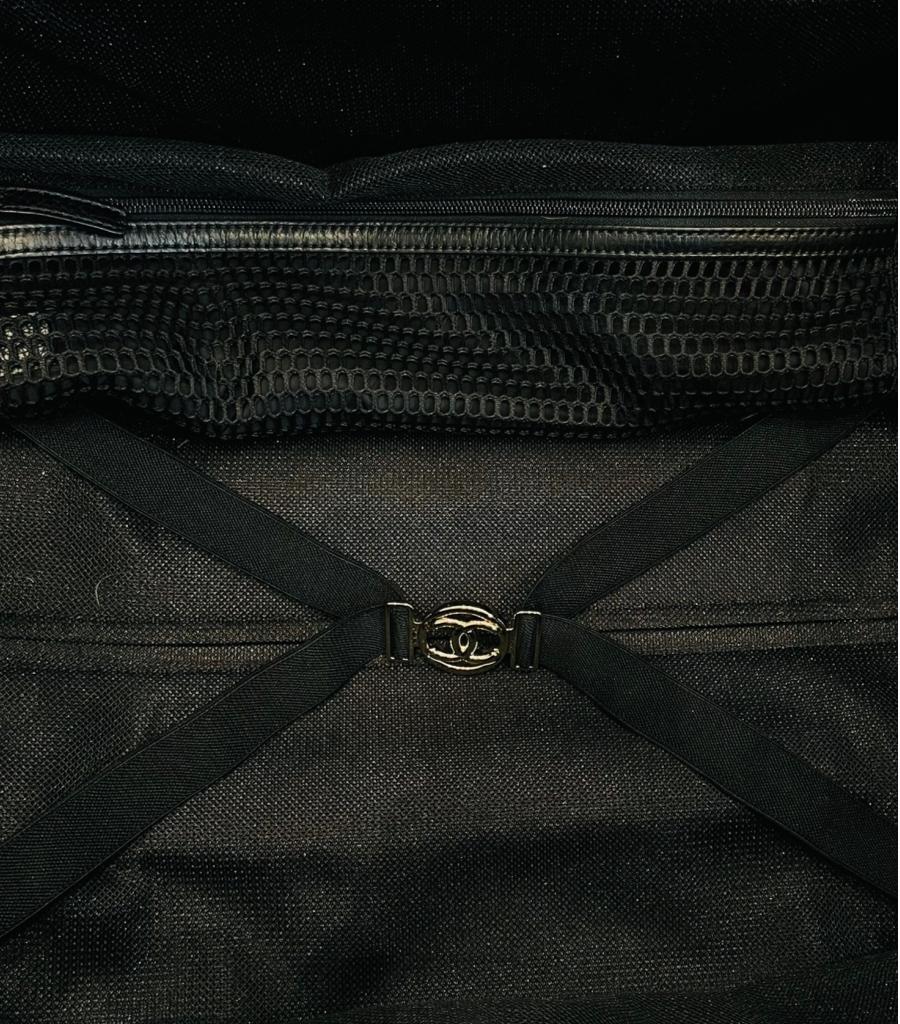 Chanel Caviar Quilted Leather Coco Suitcase For Sale 6