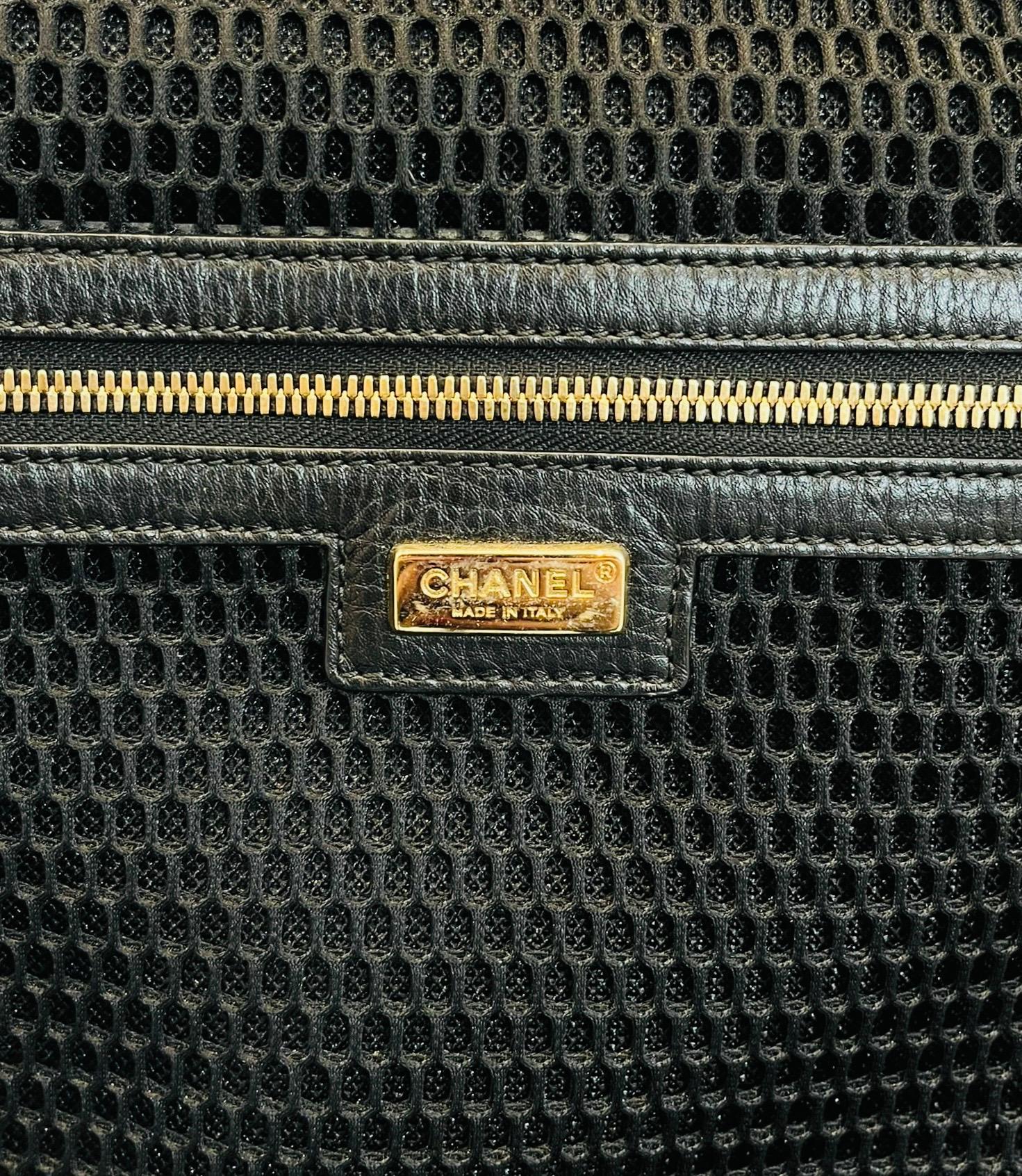 Chanel Caviar Quilted Leather Coco Suitcase For Sale 7