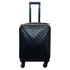 Used Chanel Caviar Quilted Leather Coco Suitcase