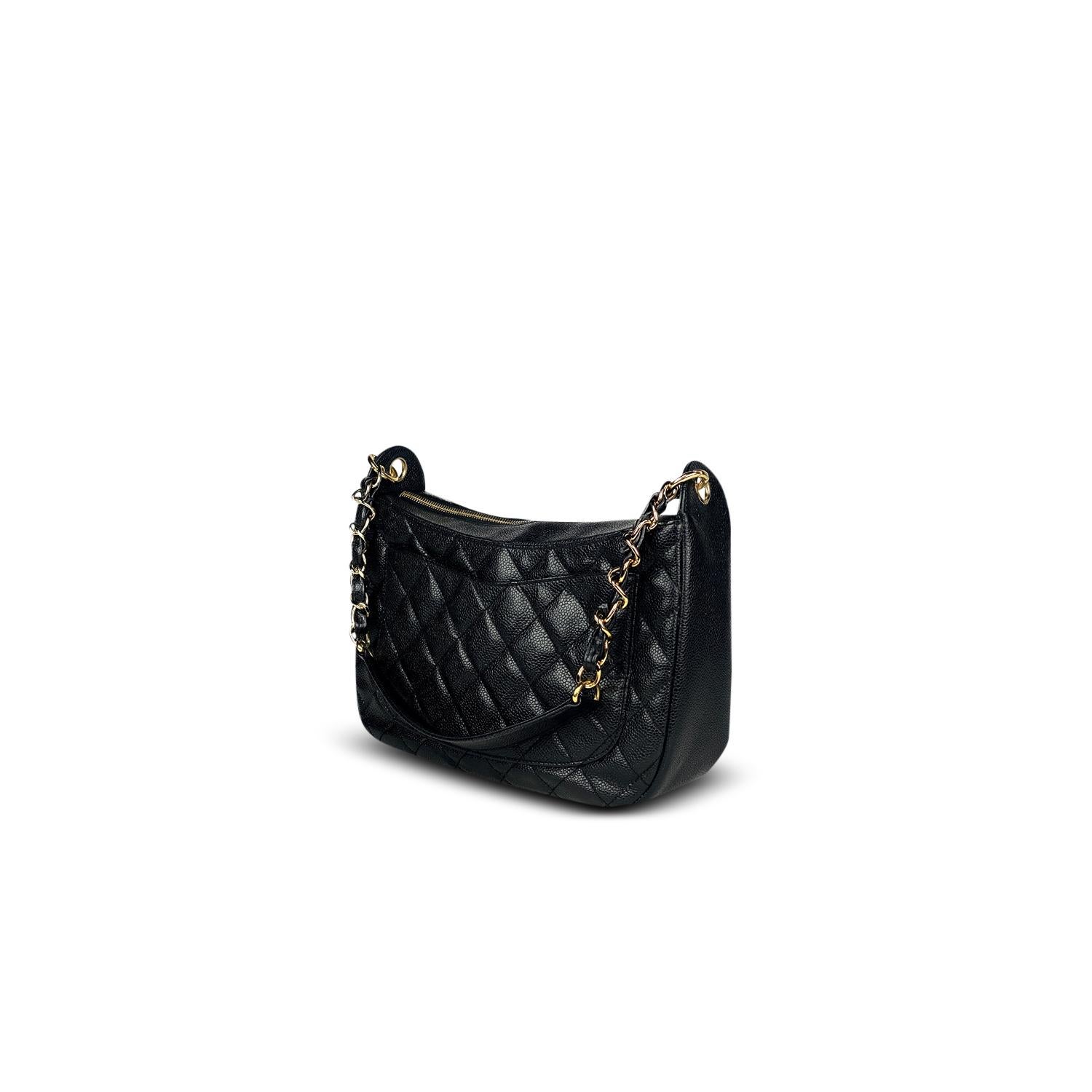 Chanel Caviar Timeless Shoulder Bag In Good Condition In Sundbyberg, SE