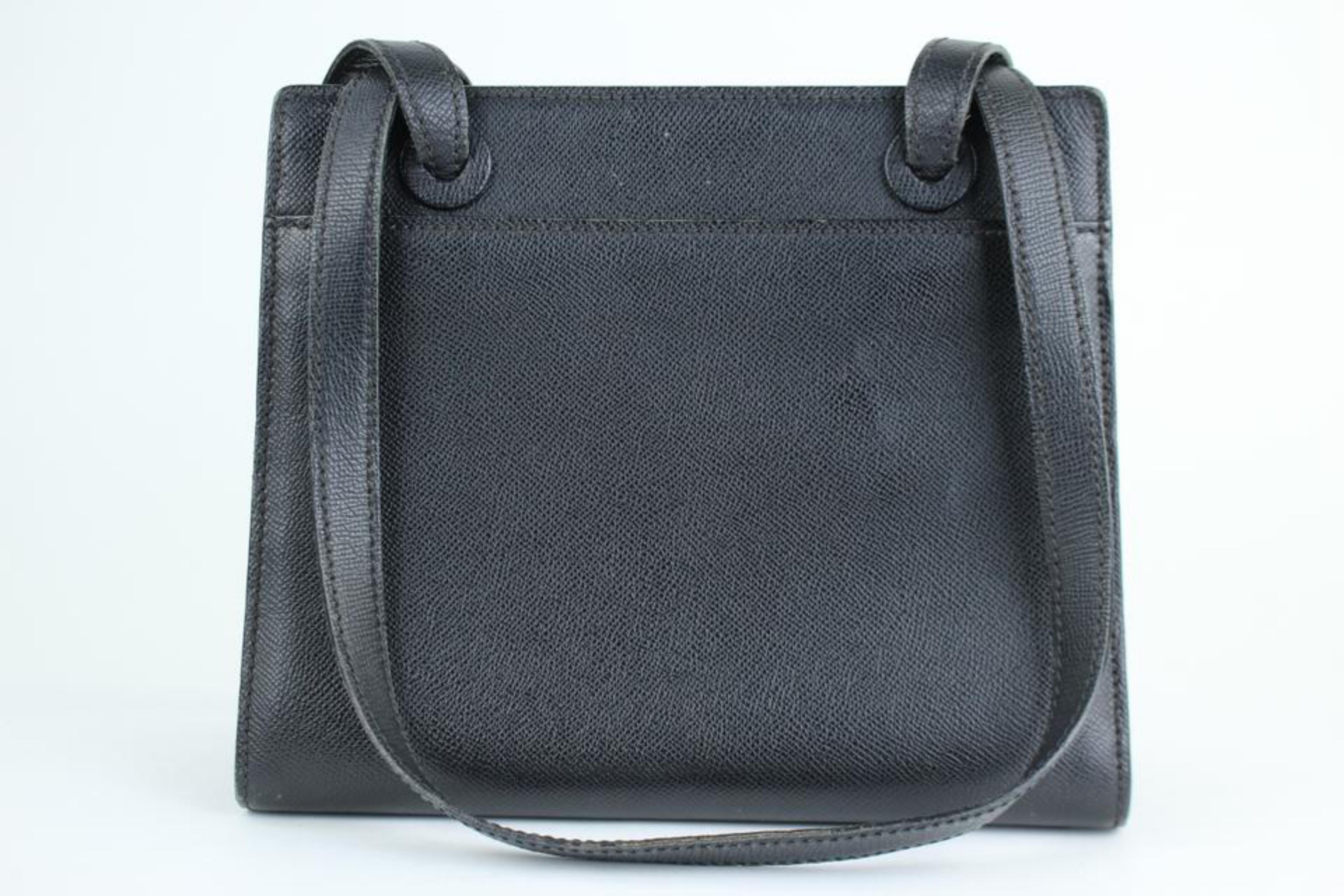 Chanel Caviar Tote 902ct9 Cczz06 Black Leather Shoulder Bag 6