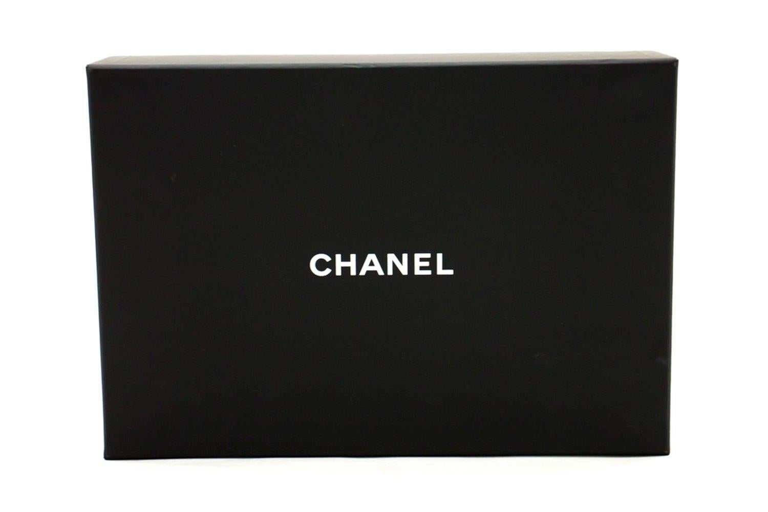 CHANEL Caviale WOC Portafoglio a catena Borsa a tracolla nera 14