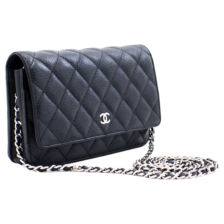 chanel bag black crossbody purse