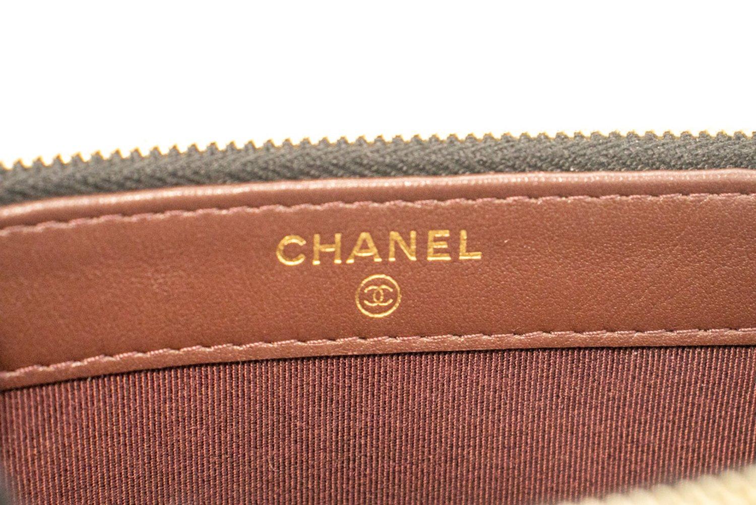 CHANEL Caviar WOC Wallet On Chain Double Zip Chain Shoulder Bag 10