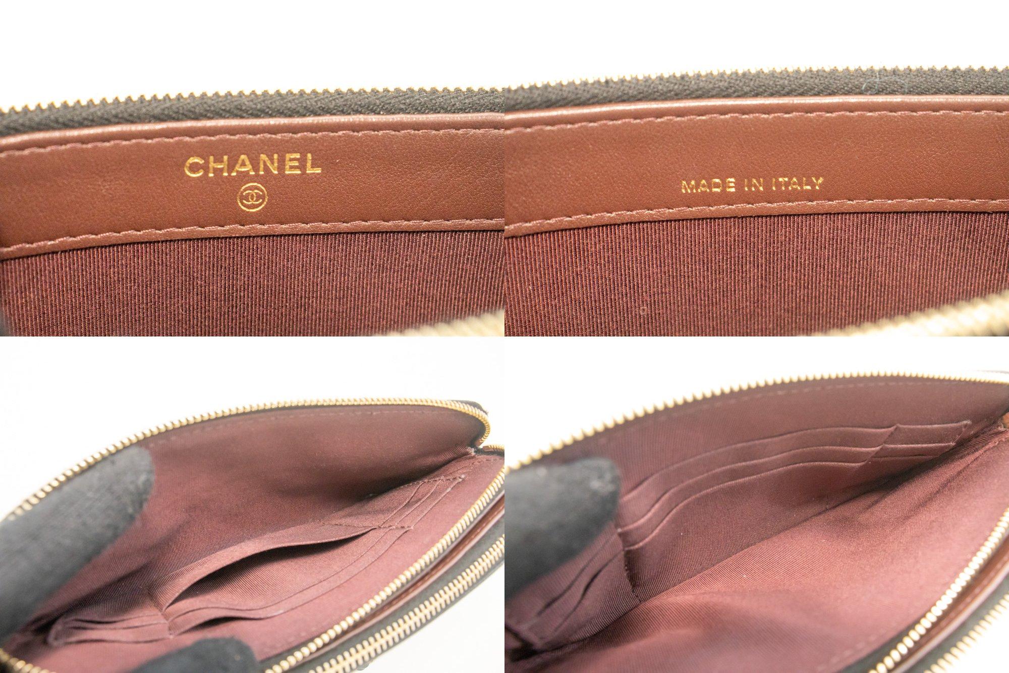 CHANEL Caviar WOC Wallet On Chain Double Zip Chain Shoulder Bag 4