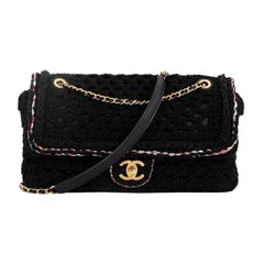 Chanel Cayo Coco Flap Bag Crochet Medium