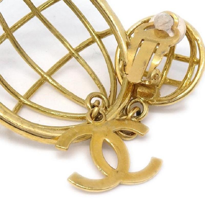 chanel birdcage earrings