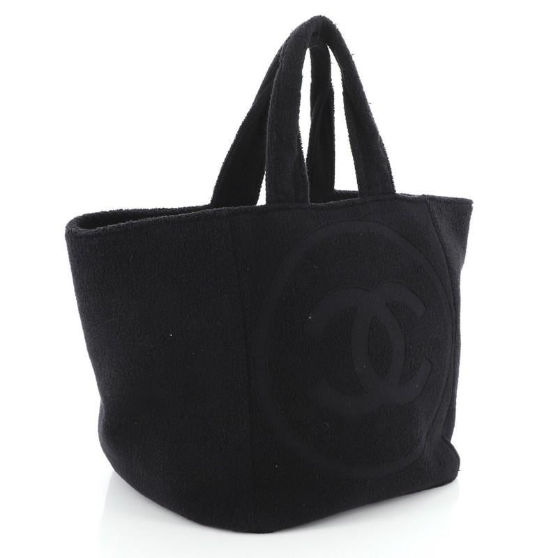 chanel terry tote