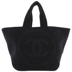 Chanel CC Beach Tote Terry Cloth Medium