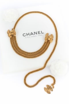 Chanel cc belt 1985-1990s