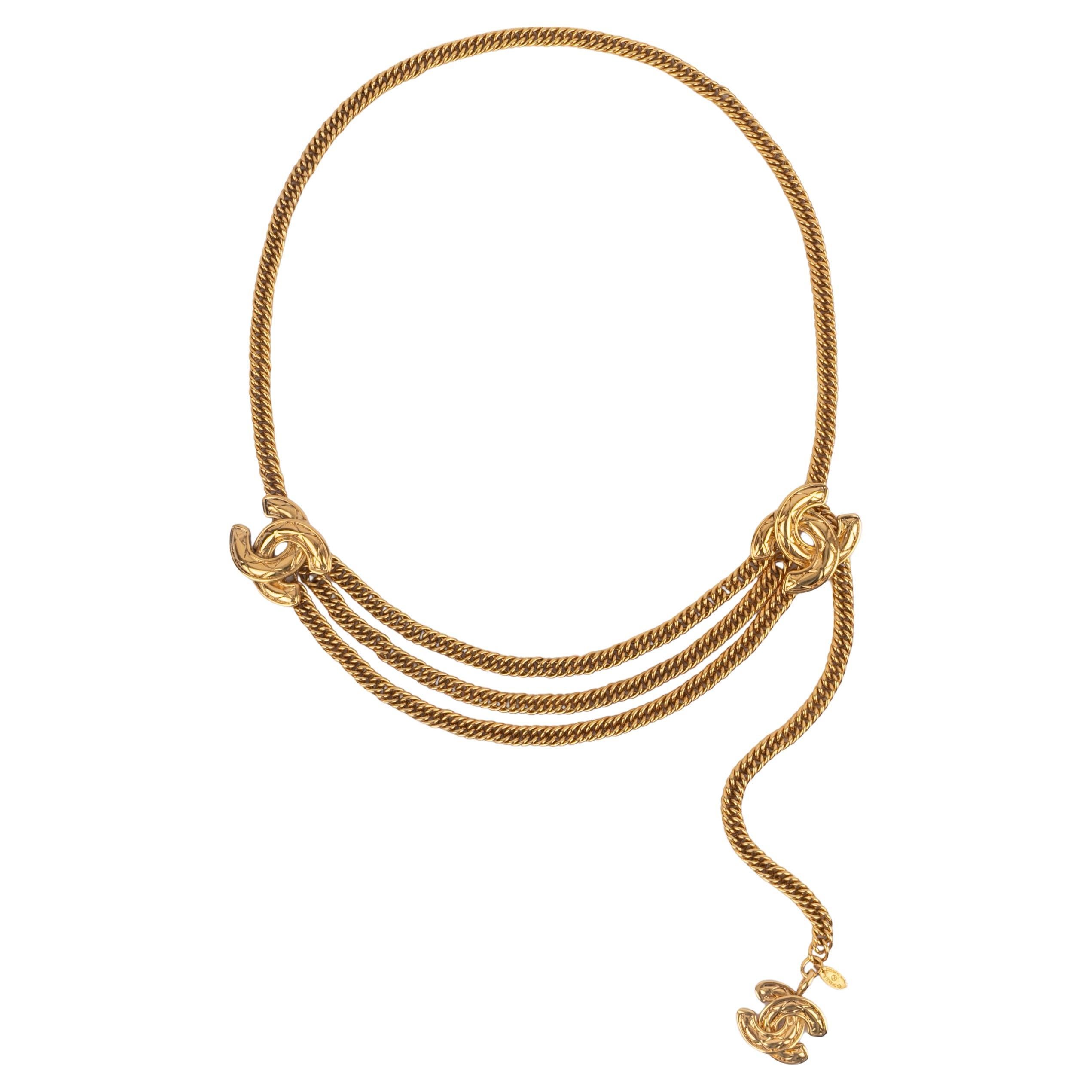 Cinturón Chanel cc 1985-1990 en venta
