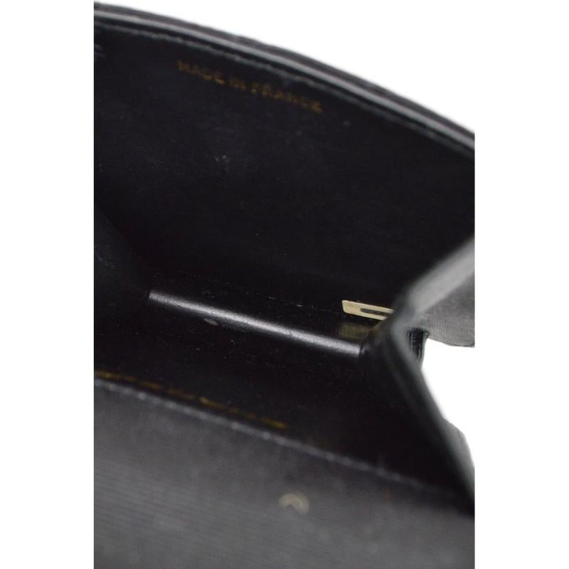 CHANEL CC Black Canvas Quilted Gold Hardware Waist Belt Bag 2
